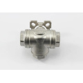 3 way valve and actuator thread  T type full port 3 way High platform valve ball valve